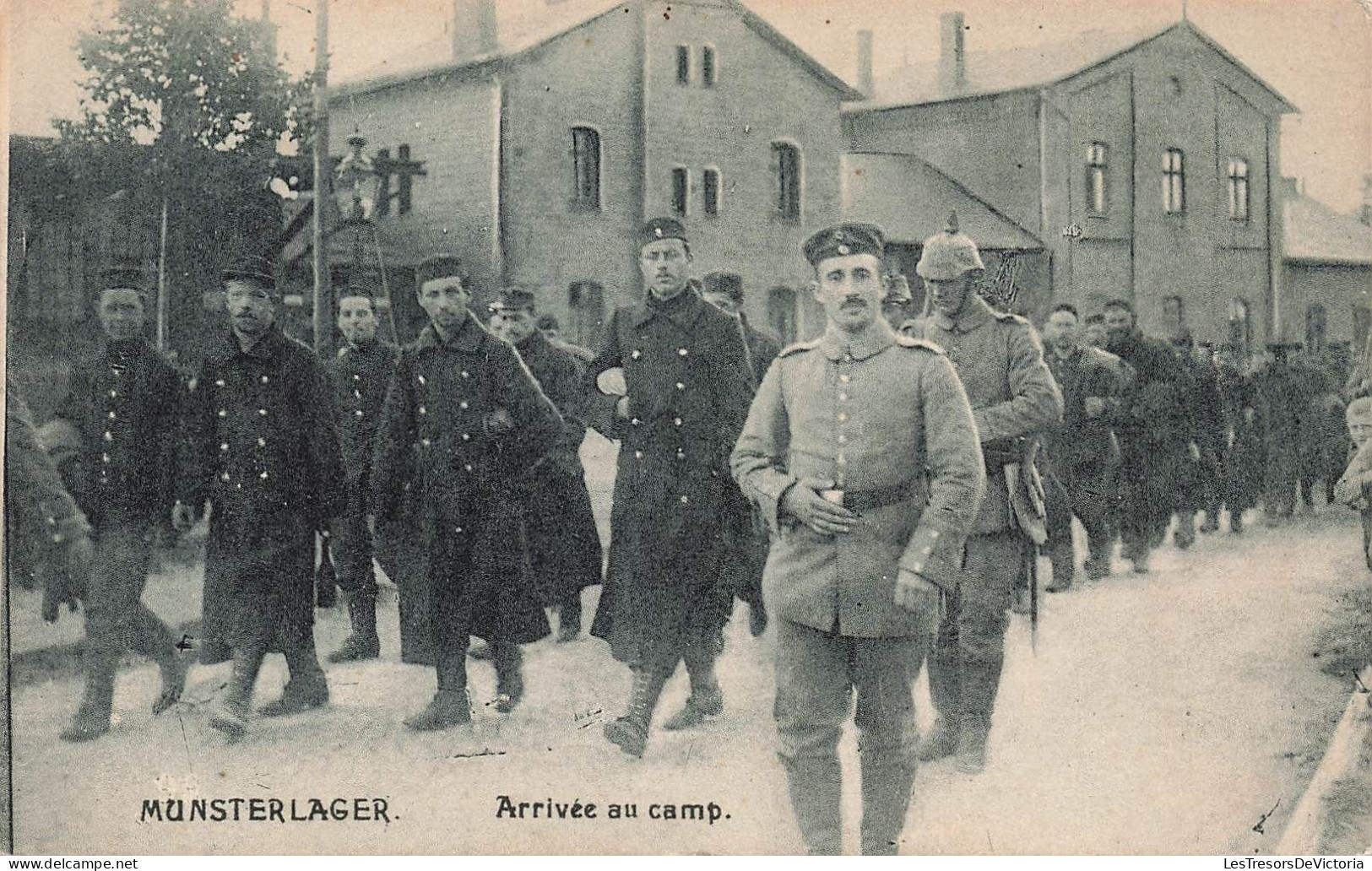 ALLEMAGNE - Munsterlager - Arrivée Au Camp - Animé - Carte Postale Ancienne - Münster