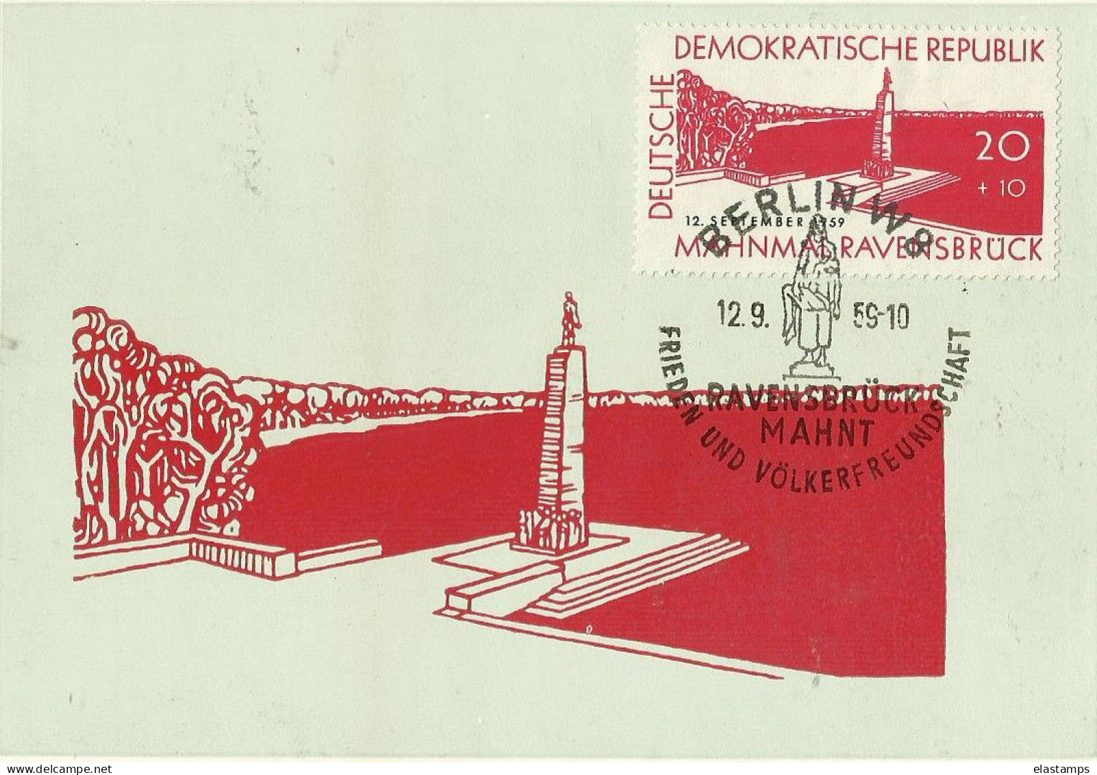 DDR GS  1959 - Postkaarten - Ongebruikt