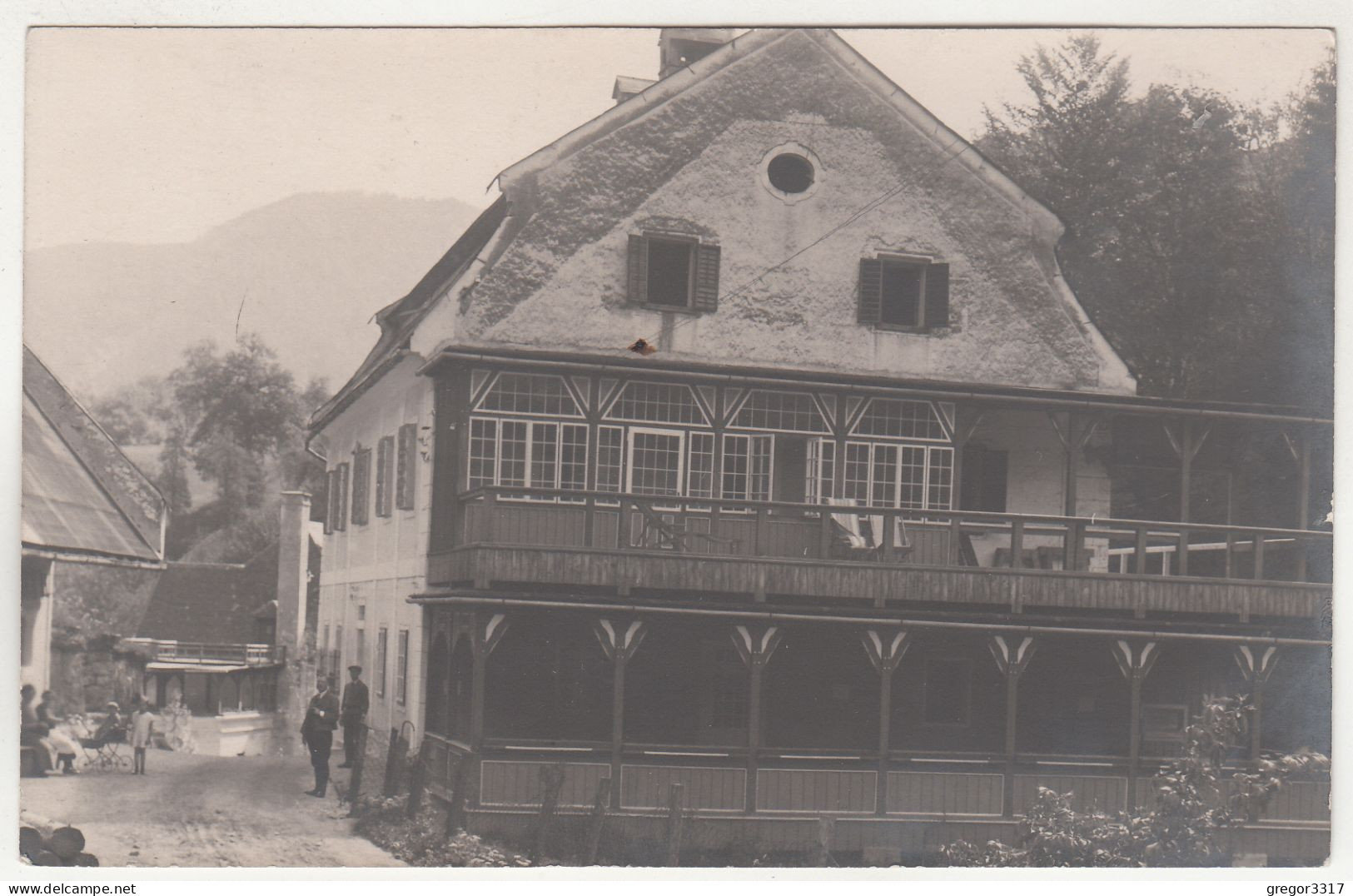 D7051) ST. GALLEN - Steiermark - 1926 - Haus Familie Kinderwagen - Seltene DETAIL AK SEHR ALT ! - St. Gallen