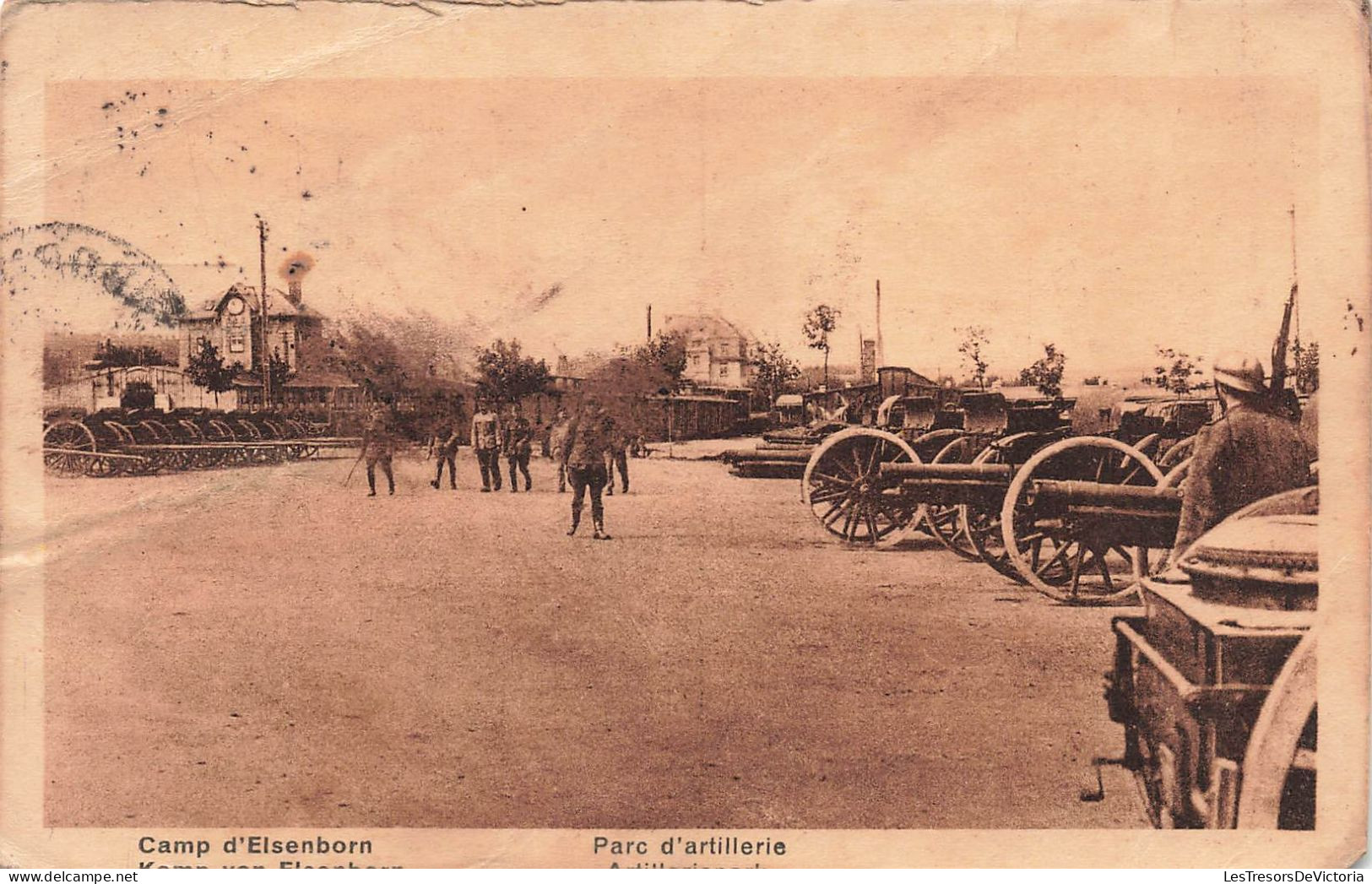 BELGIQUE - Camp D'Elsenborn - Parc D'artillerie - Carte Postale Ancienne - Elsenborn (camp)