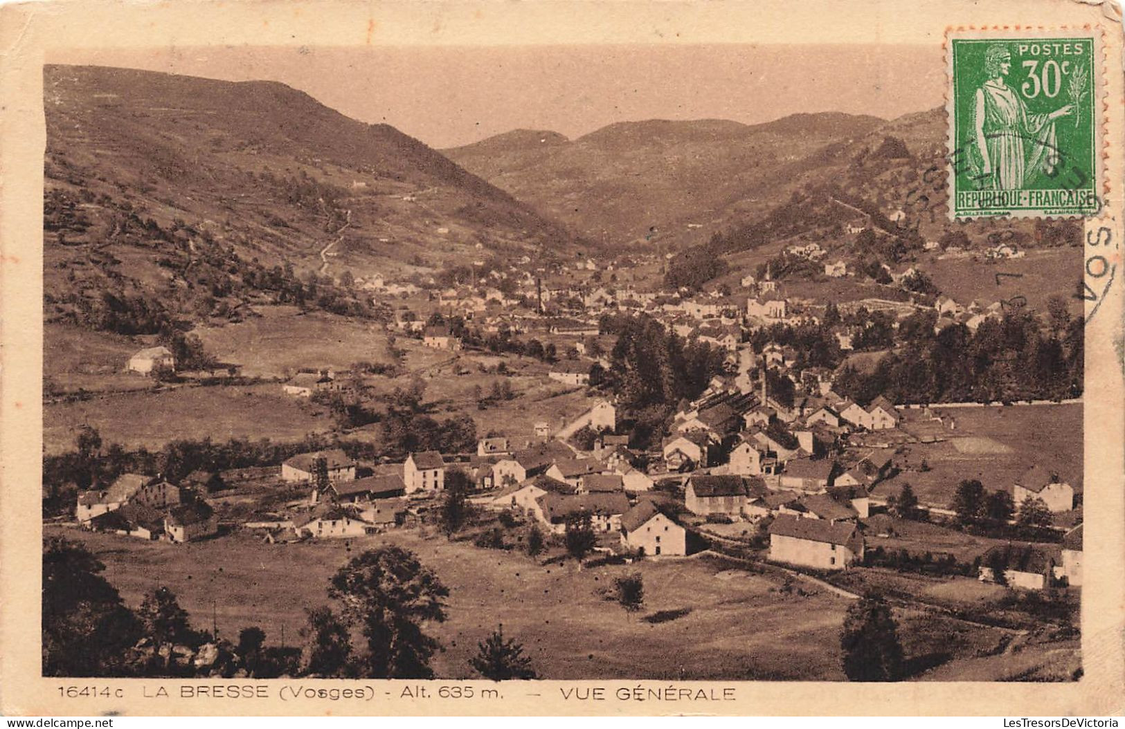 FRANCE - La Bresse - Vue Générale Sur La Ville - Carte Postale Ancienne - Autres & Non Classés