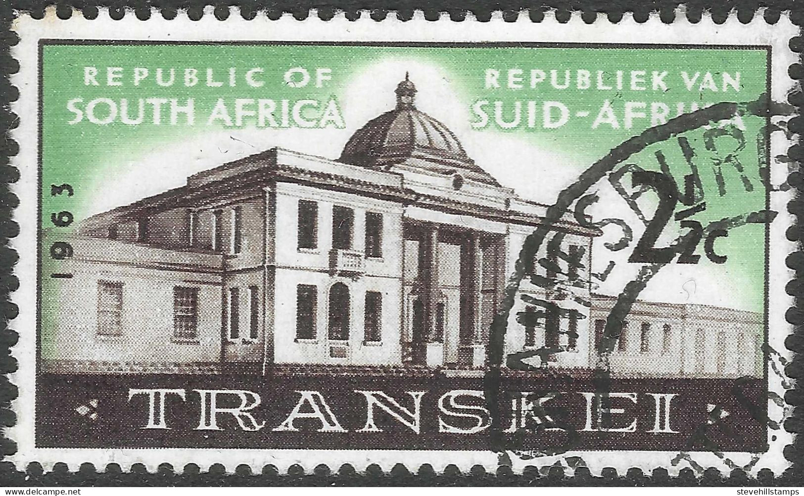 South Africa. 1963 First Meeting Of Transkei Legislative Assembly. 2½c Used SG 237 - Oblitérés
