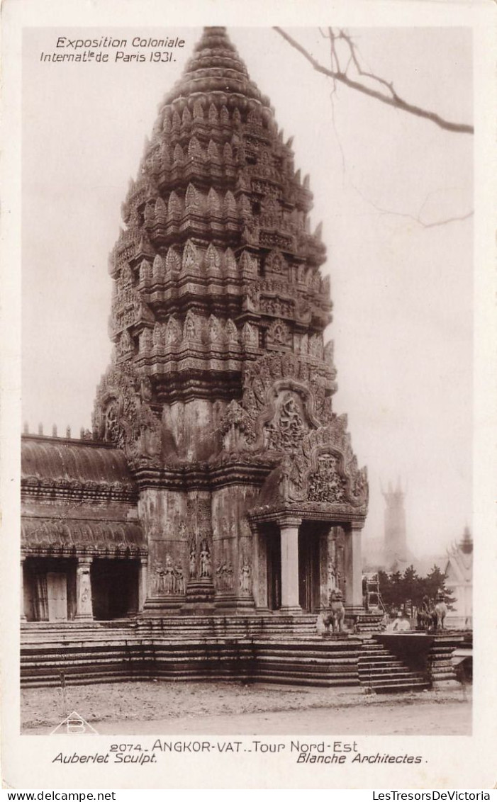 FRANCE -Paris - Angkor-Vat - Tour Nord Est - Carte Postale Ancienne - Expositions