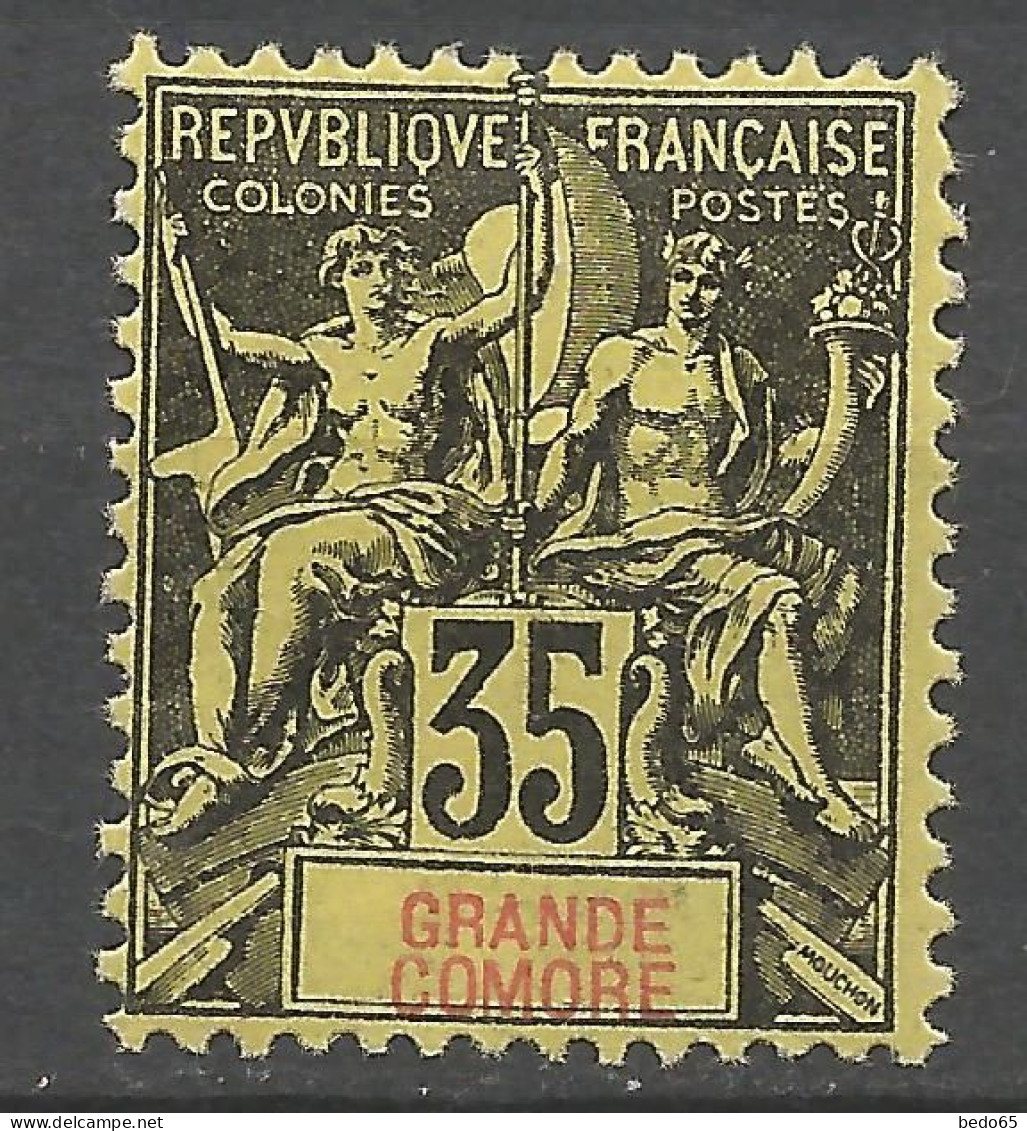 GRAND COMORE N° 17 NEUF* CHARNIERE  / Hinge  / MH - Unused Stamps