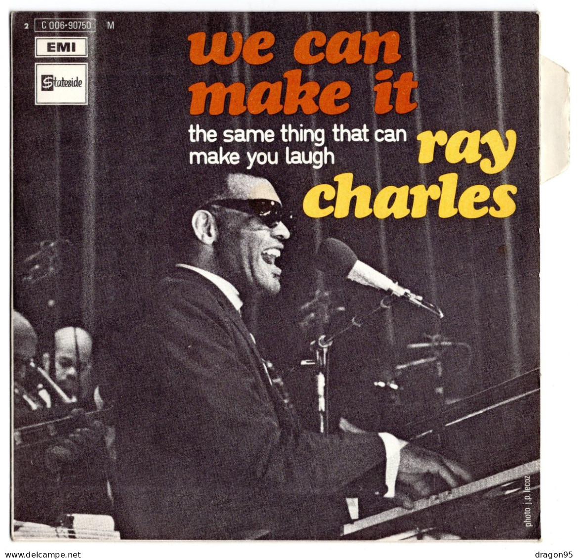 Ray CHARLES : WE CAN MAKE IT - EMI 2C006-90750 - France - Avec Languette - Soul - R&B