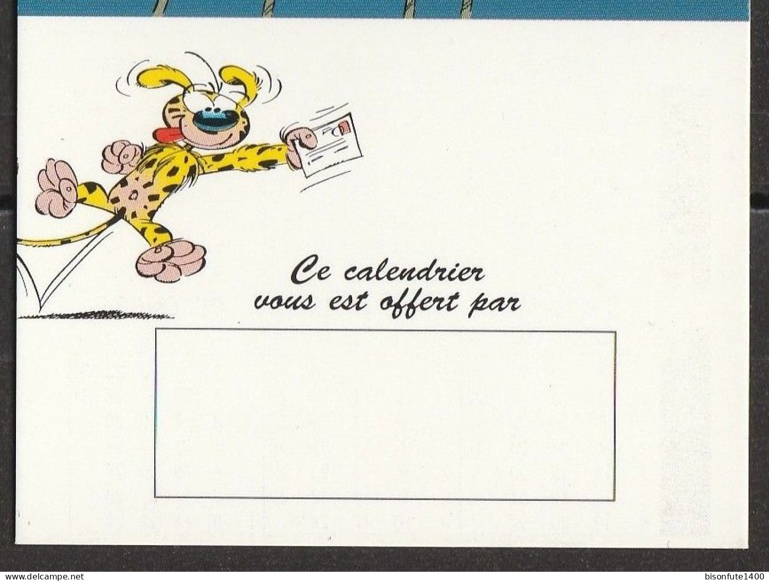 Calendrier De Poche Spirou Et Fantasio ( Voir Photos Recto-verso ) - Diaries