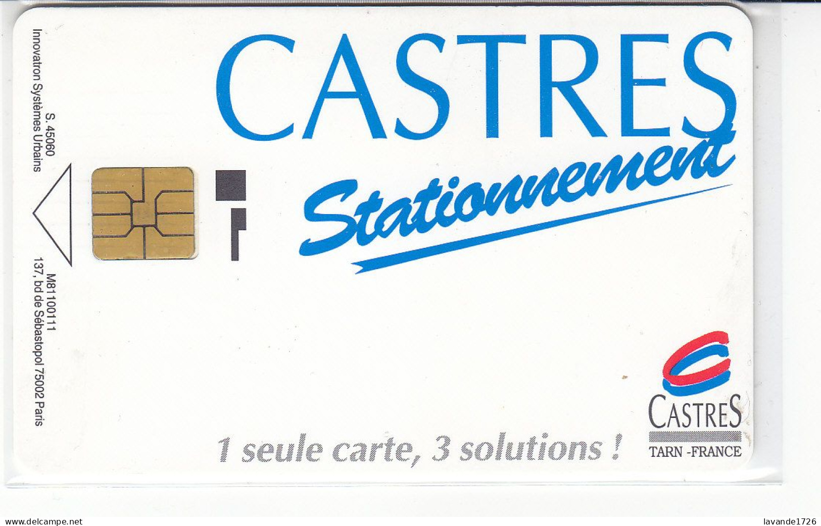 PIAF De CASTRES Sans Date Ni Tirage - Cartes De Stationnement, PIAF