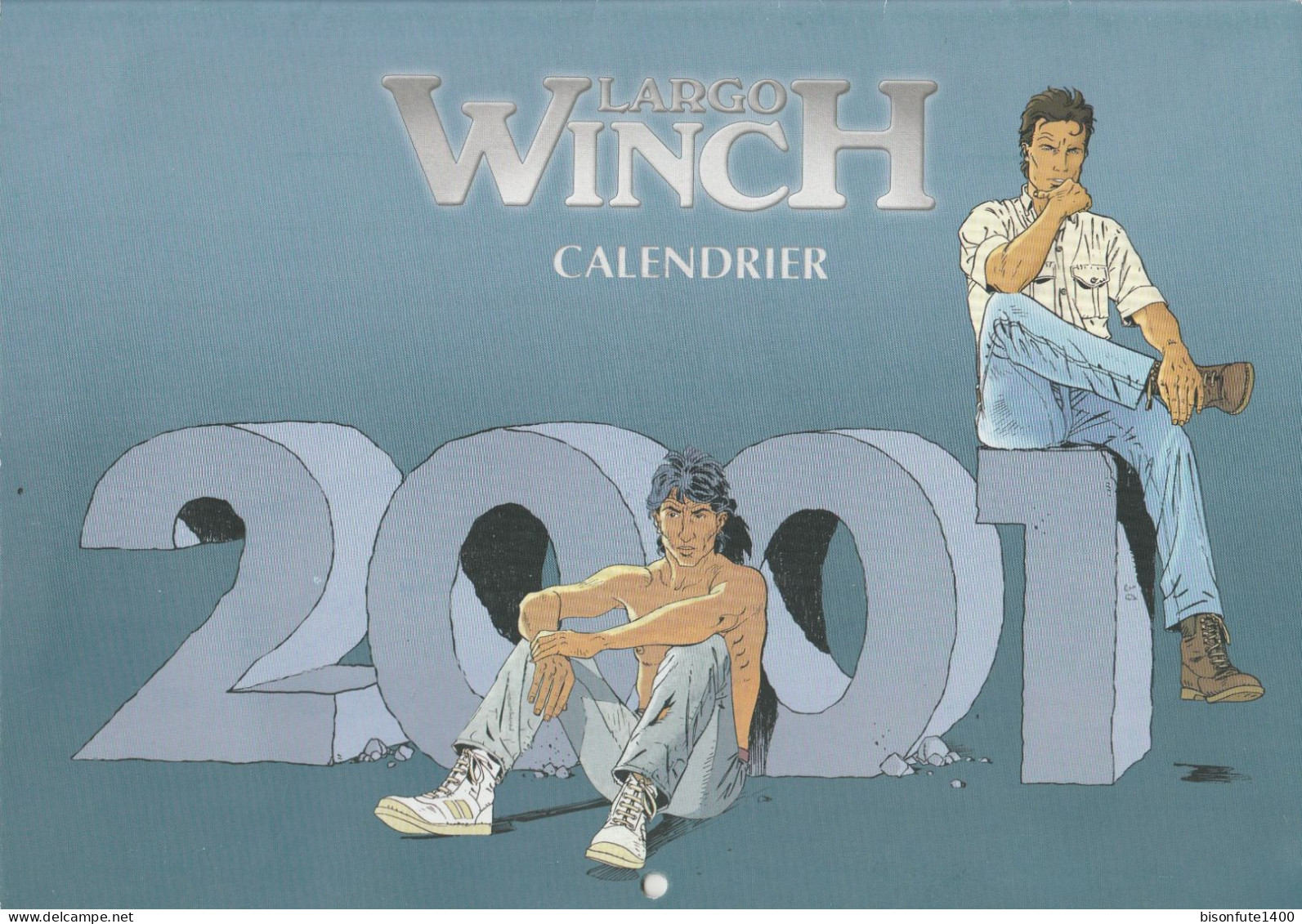 Calendrier Largo WINCH De 2001 Complet Avec Son Poster Central ( Voir Photos ) - Agenda & Kalender