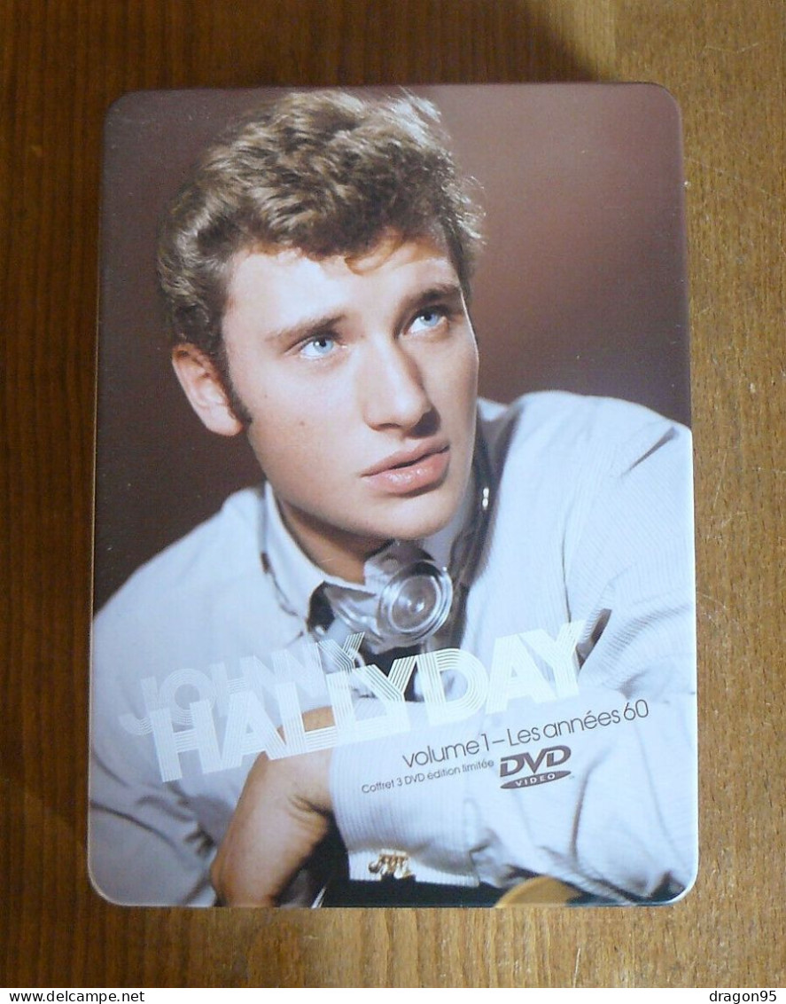 Coffret Métal Johnny HALLYDAY : Les Années 60 Volume 1 - 3 DVD + Mini-poster - Muziek DVD's