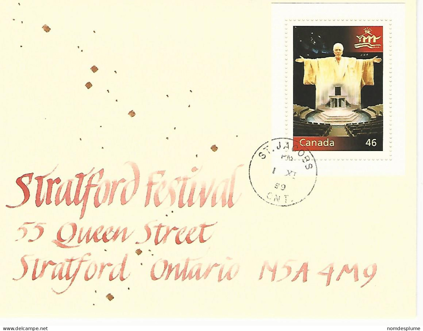 58707) Canada Millennium Collection Decorated Cover Exhibit Winners - Collections