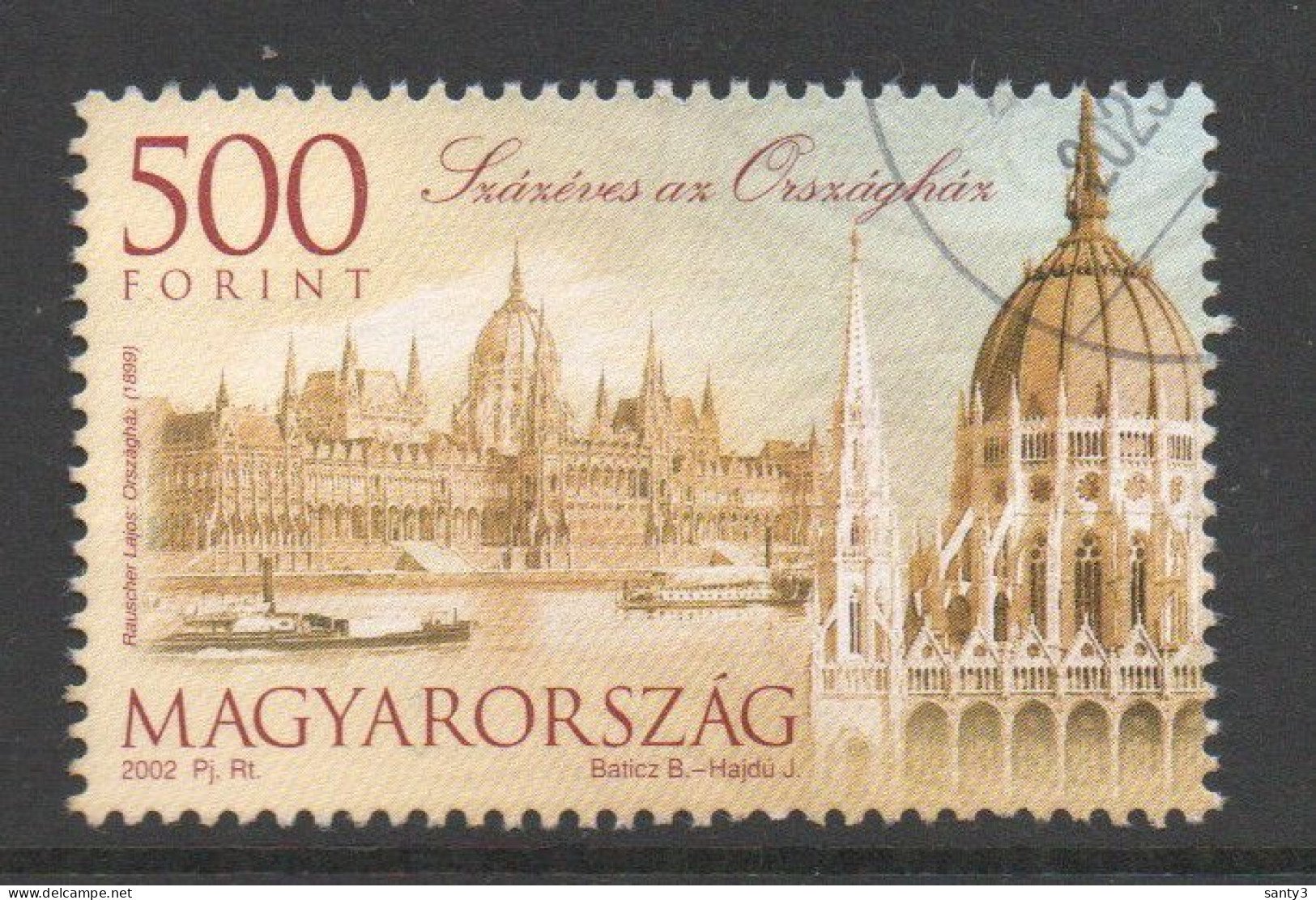 Hongarije 2002 Mi 4715 Uit Blok 269 Hoge Waarde,   Gestempeld - Used Stamps