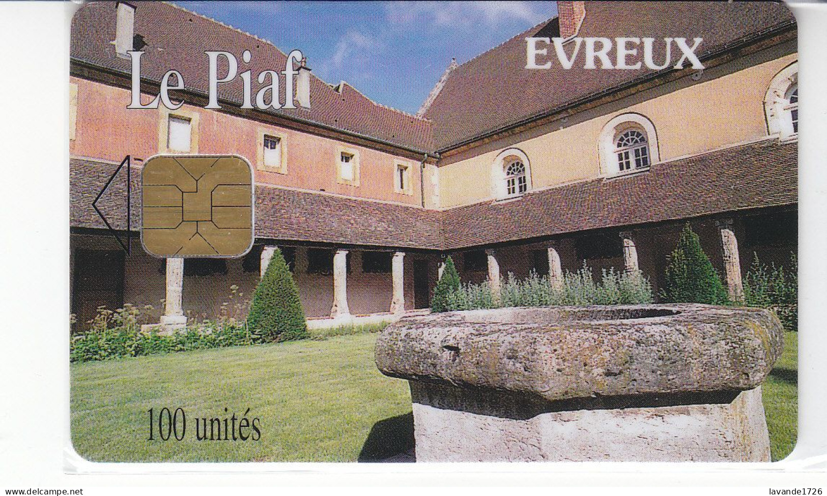 PIAF De  EVREUX 100 Unites Date 11.2002     500ex - PIAF Parking Cards