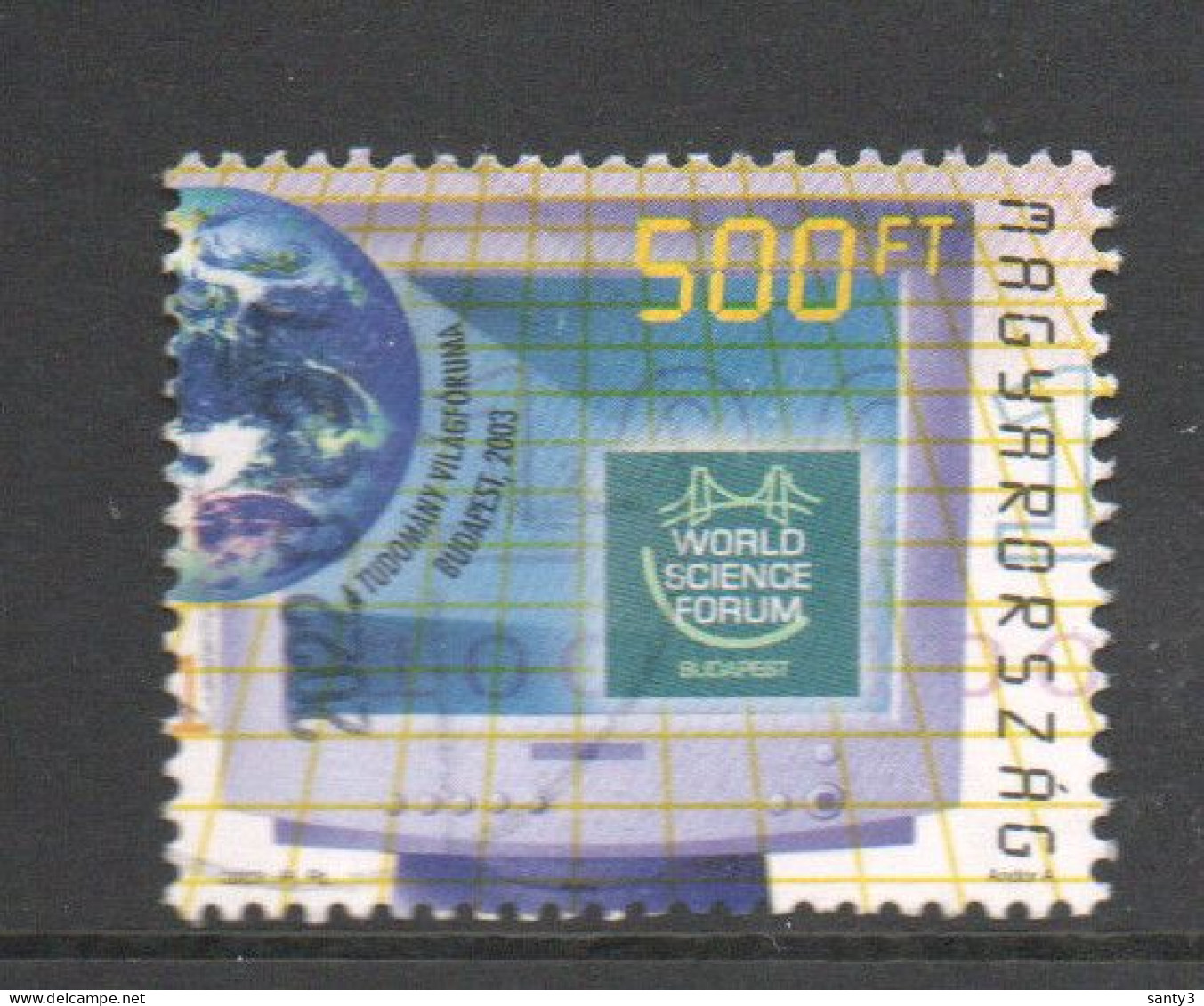 Hongarije 2003 Mi 4818 Uit Blok 286 Hoge Waarde,   Gestempeld - Used Stamps