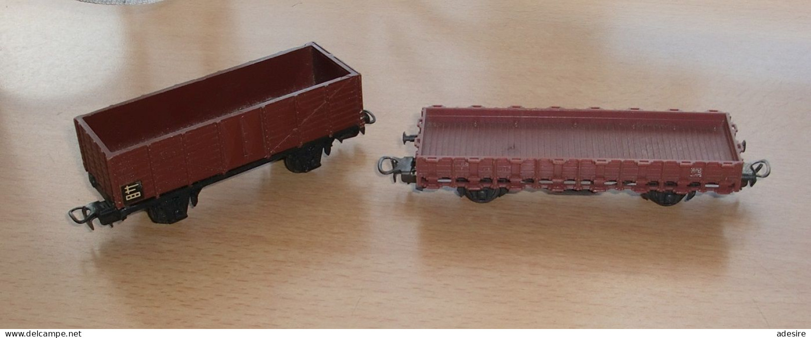 2 KLEINBAHN WAGGONS Siehe Bilder ... - Andere & Zonder Classificatie