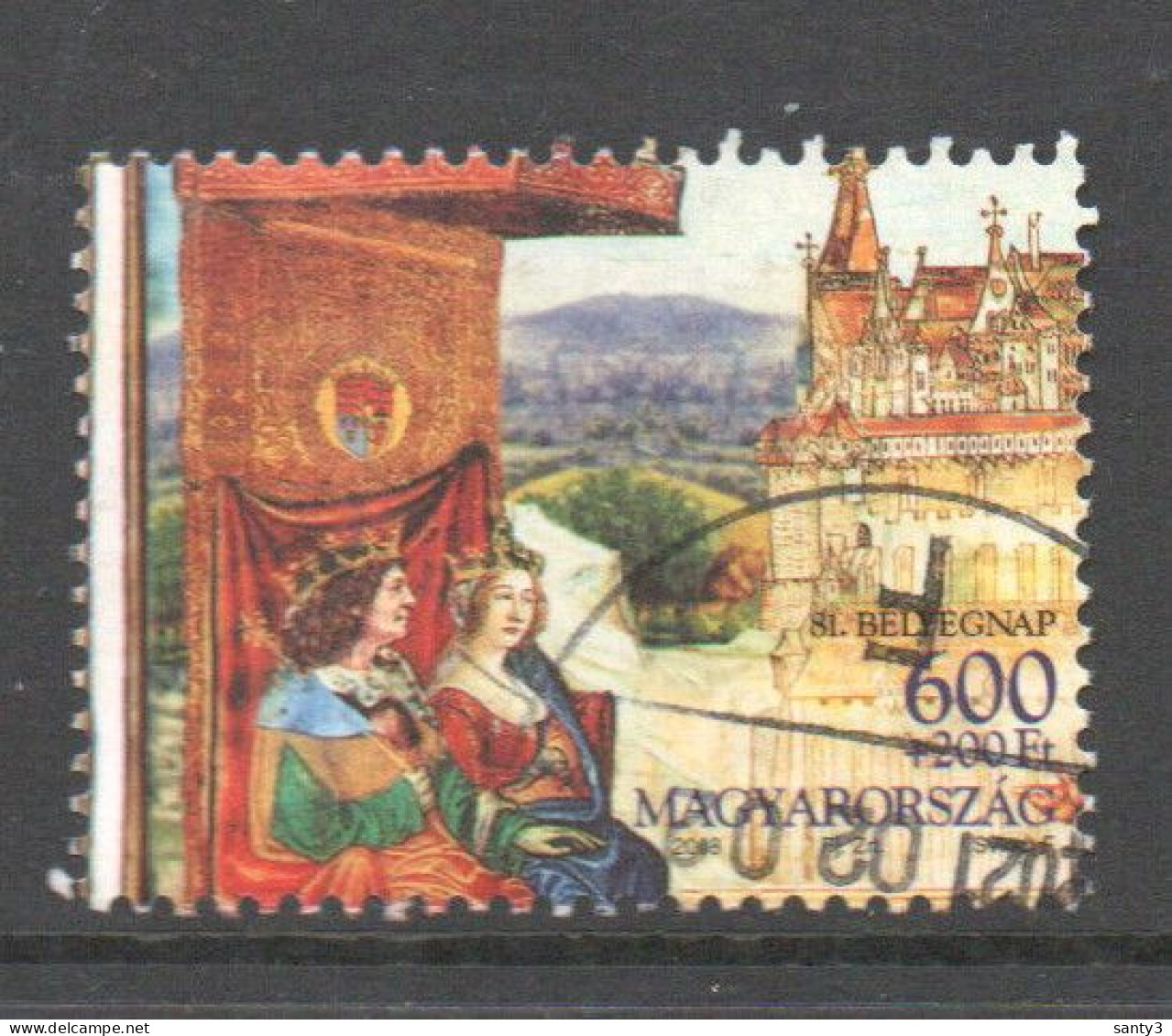 Hongarije 2008 Mi 5266 Uit Blok 317 Toeslag,  Hoge Waarde,   Gestempeld - Used Stamps