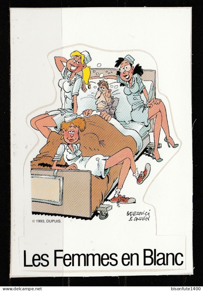 LES FEMMES EN BLANC : Autocollant - Editions DUPUIS - 1993 ( Voir Photo ) - Autocollants