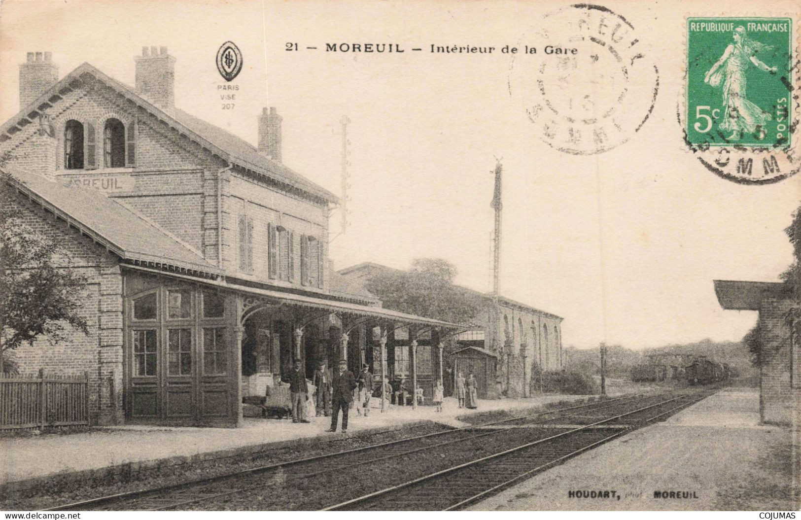 80 - MOREUIL _S24167_ Intérieur De La Gare - Train - Moreuil