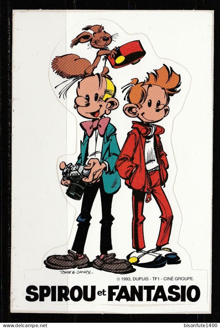 SPIROU ET FANTASIO : Autocollant - Editions DUPUIS - 1993 ( Voir Photo ) - Aufkleber