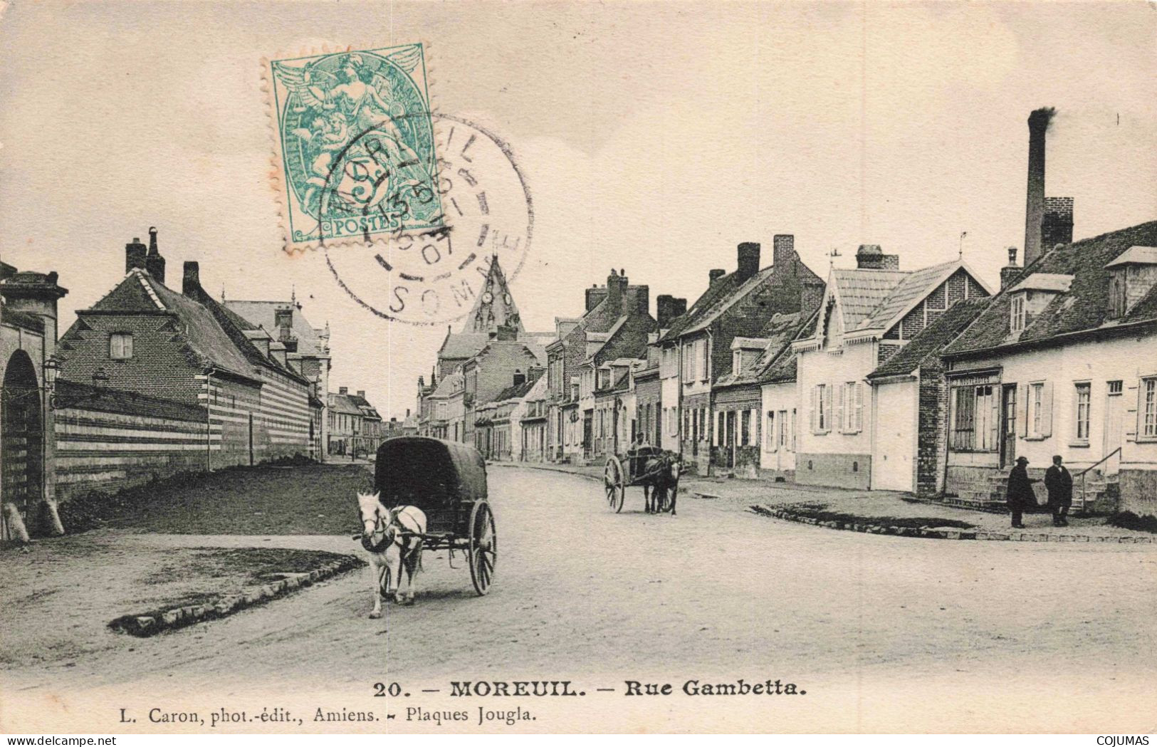 80 - MOREUIL _S24170_ Rue Gambetta - Moreuil