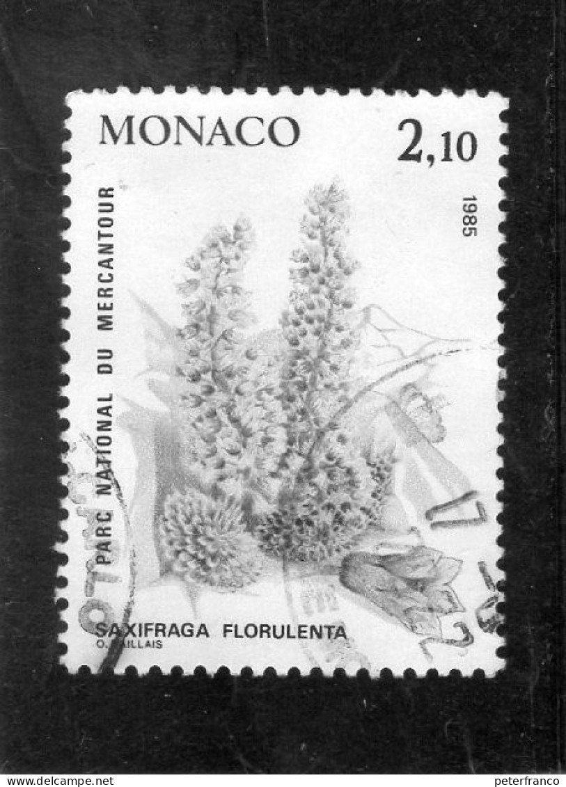 1995 Monaco - Saxifraga - Parco Di Mercantour - Oblitérés
