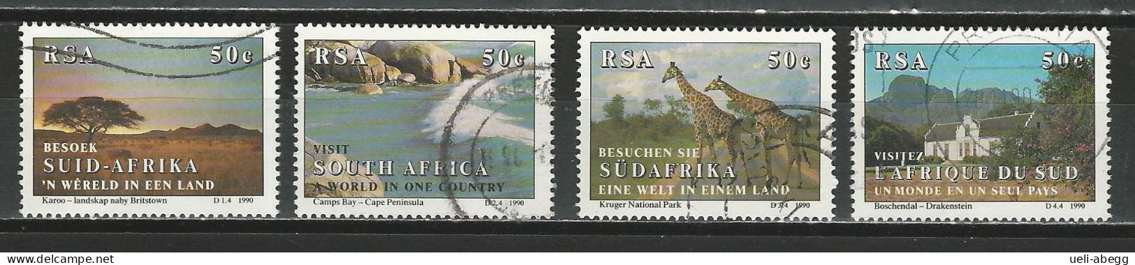 South Africa SG 714-17, Mi 804-07 O - Used Stamps