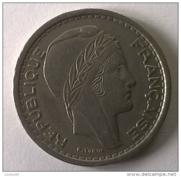 20 Francs TURIN 1956 - - Algérie
