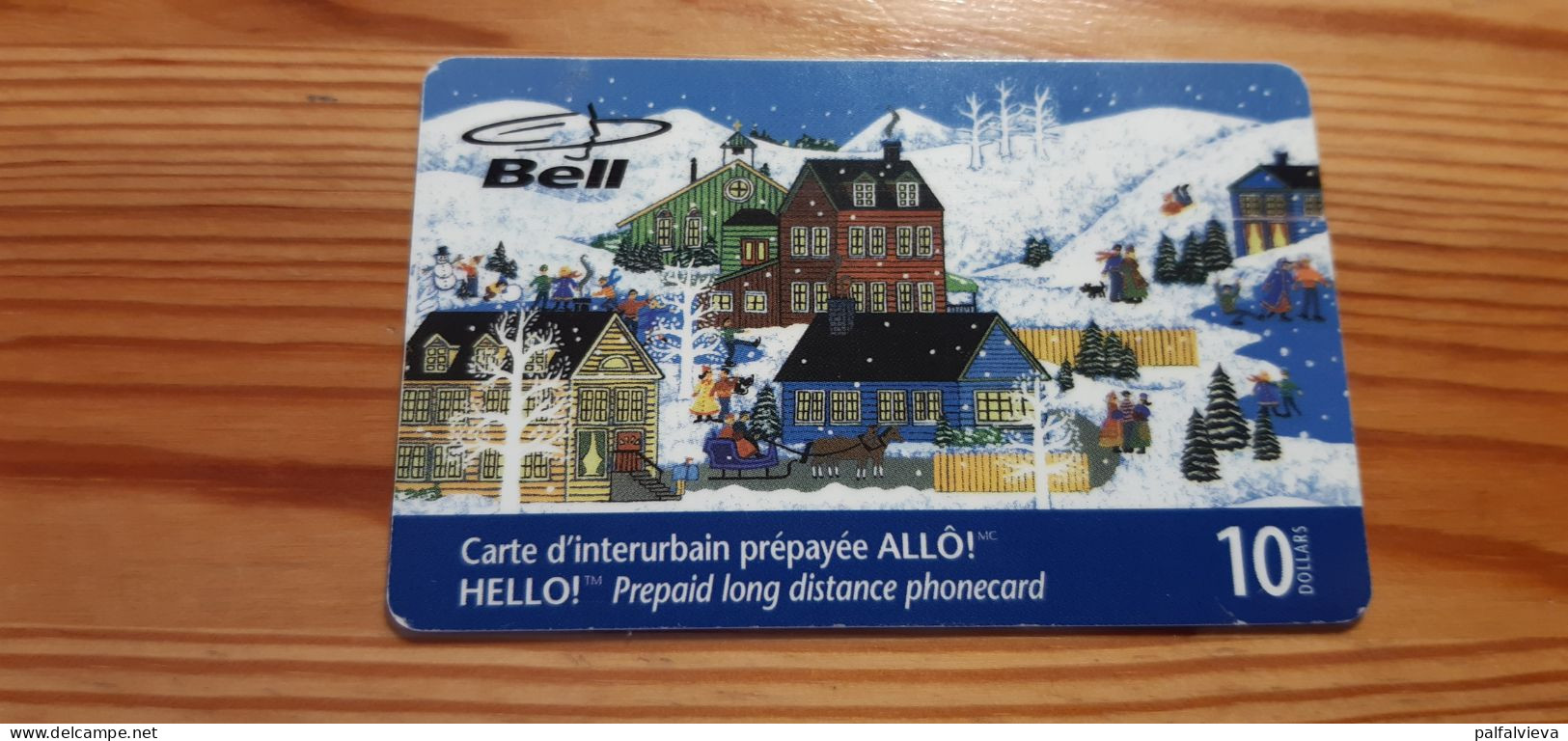 Prepaid Phonecard Canada, Bell - Christmas - Canada