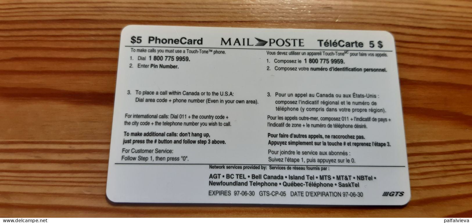 Prepaid Phonecard Canada, Mail Poste - Vintage Car - Canada