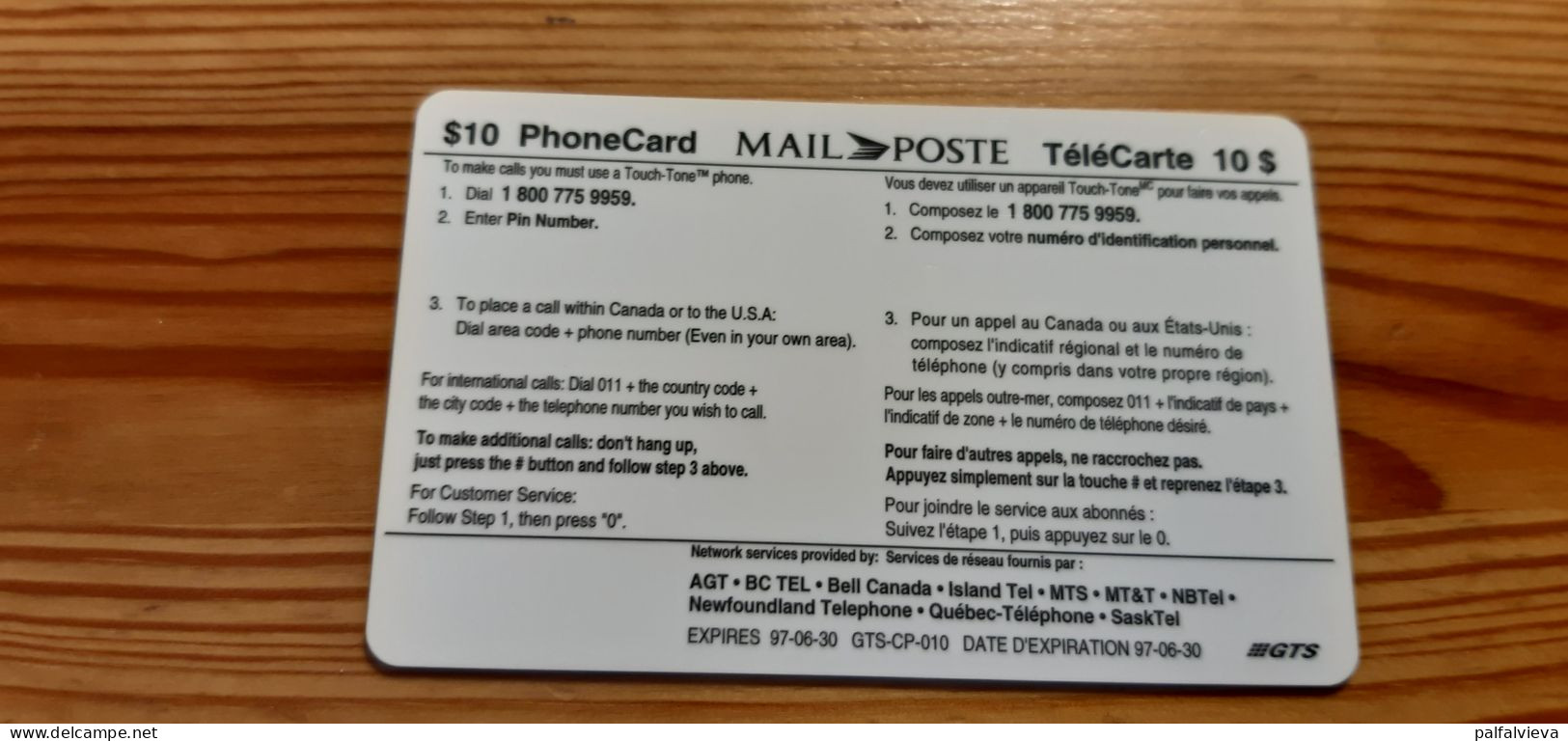 Prepaid Phonecard Canada, Mail Poste - Vintage Car - Canada