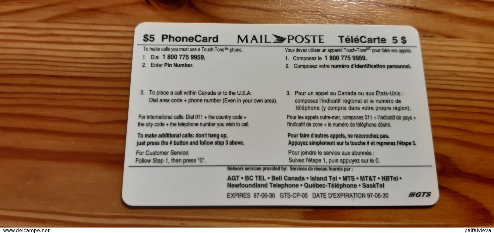 Prepaid Phonecard Canada, Mail Poste - Vintage Car - Kanada