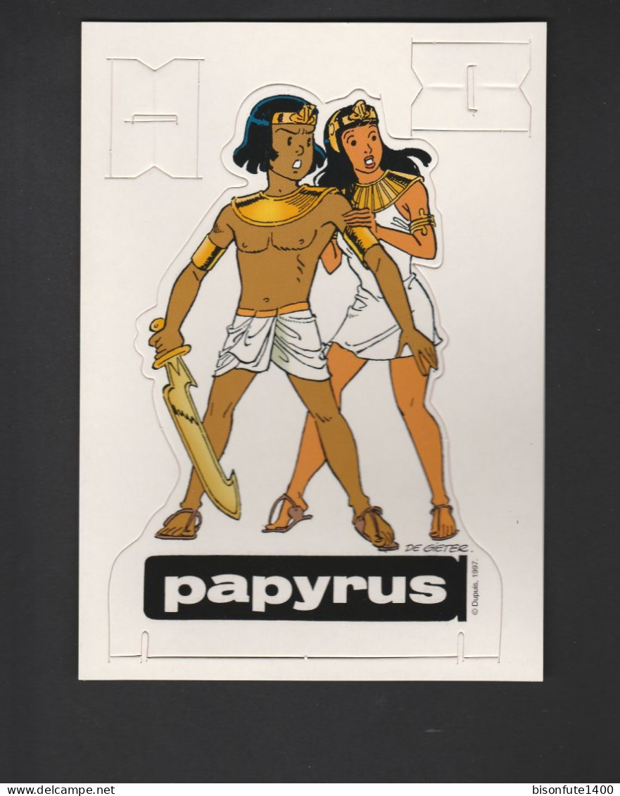 Figurine PLV En Carton PAPYRUS Neuve : Papyrus En 2D De De GIETER - Editions DUPUIS De 1997 ( Voir Photo ) - Papyrus