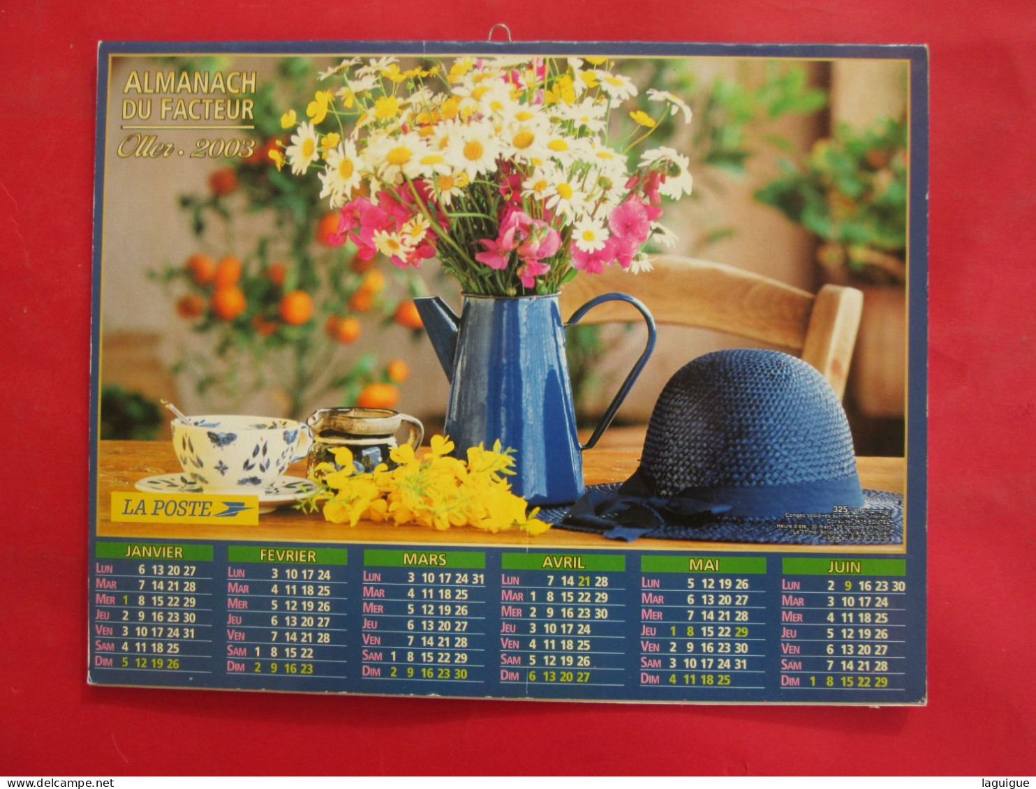 LOT DE 9 CALENDRIERS ALMANACHS BOUQUET DE FLEURS de 1992 à 2012 LAVIGNE OBERTHUR