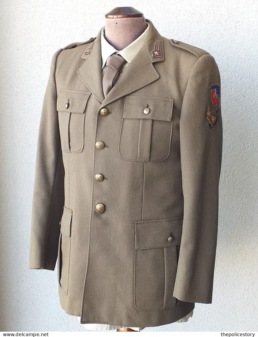 Giacca pantaloni camicia cravatta M71 E.I. Sergente Bersaglieri Divisione Centauro del 1981