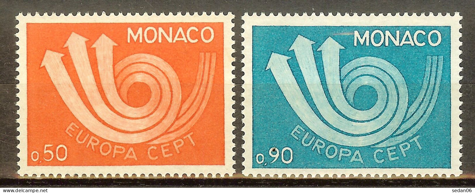 MONACO N°917/918** (Europa 1973) - COTE 14.00 € - 1973