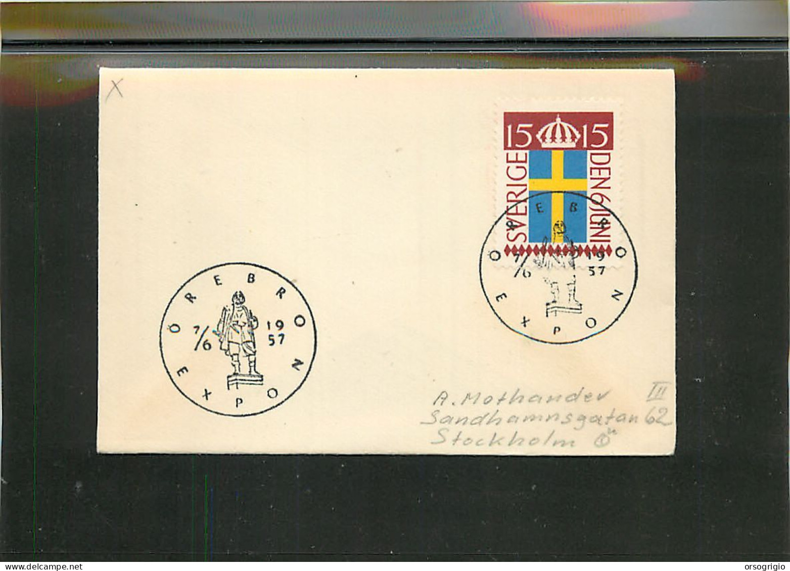 SVEZIA SVERIGE -  OREBRO - Lettres & Documents