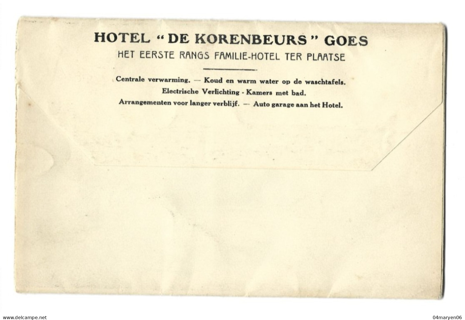 ****  HOTEL  :  " DE  KORENBEURS  "   In  GOES  ****   -  Mapje Met 7 Binnen En Buiten Zichten ! !   Zie / Voir / Scan's - Goes