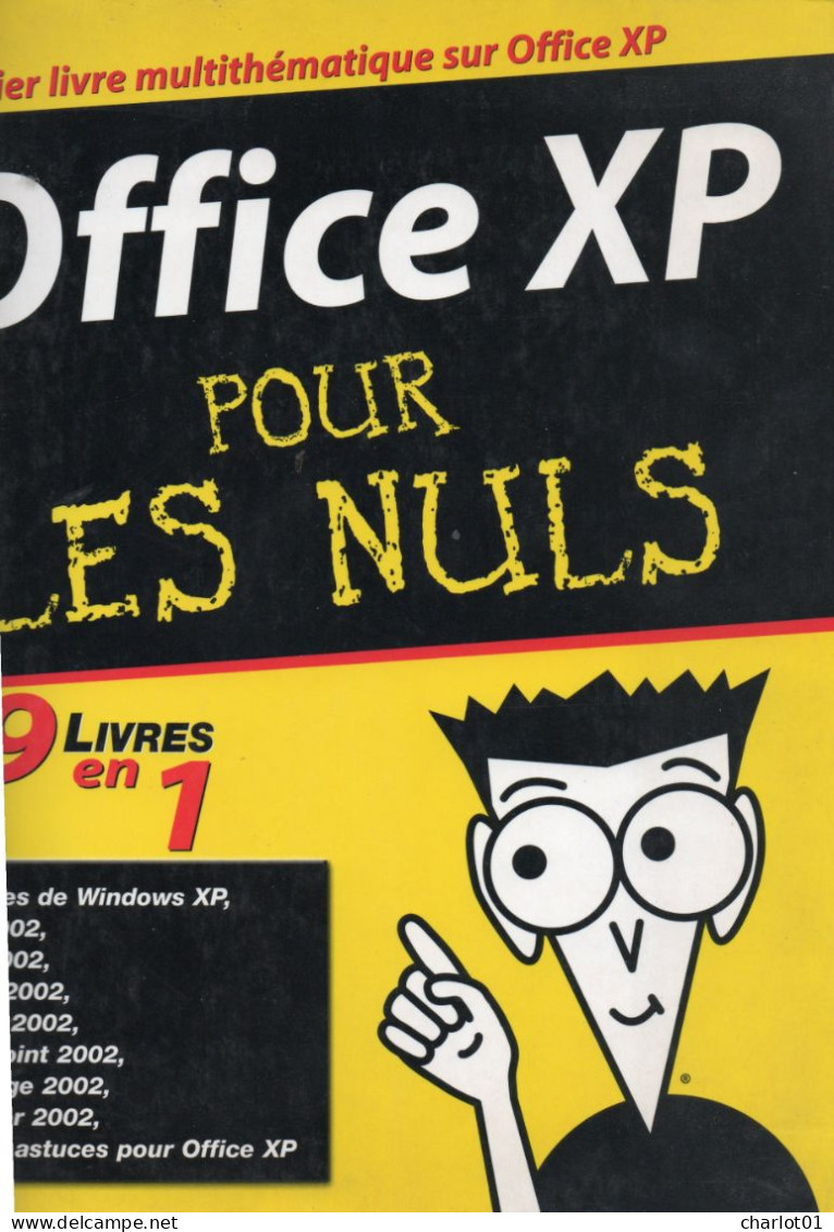 Office XP Pour Les Nuls  9 Livres En 1 - 846 Pages - Wholesale, Bulk Lots