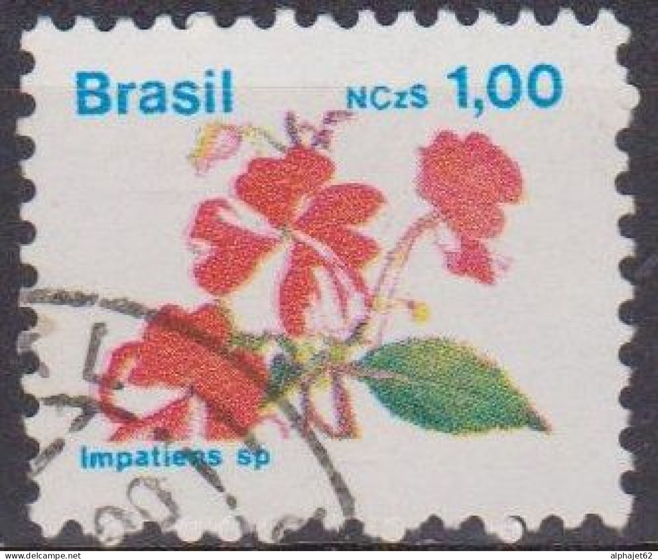 Flore - Fleur - BRESIL - Impatiens - N° 1993 - 1990 - Used Stamps