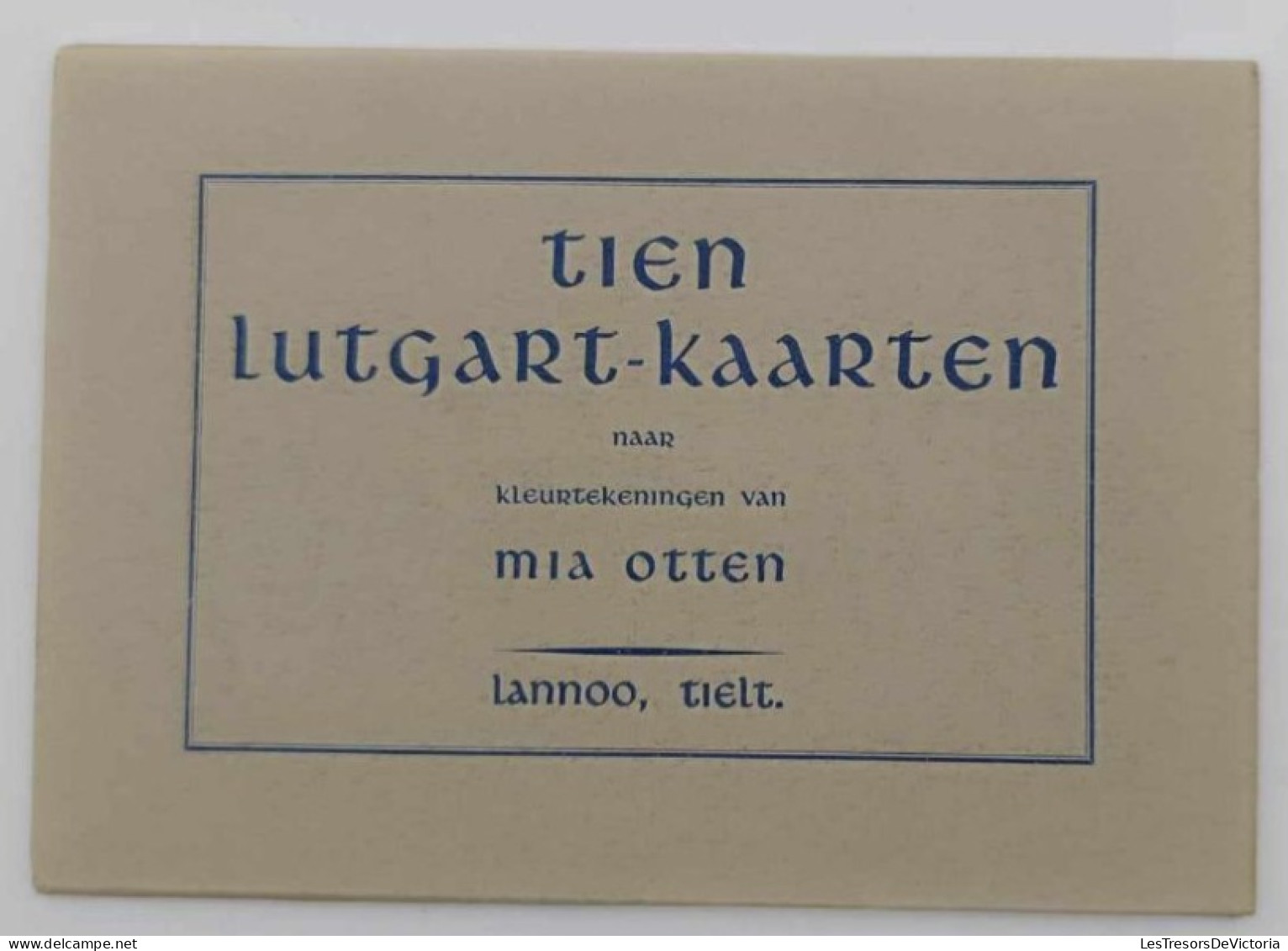 Carnets De Cartes Religieuses - Tien Lutgard Kaarten Naar Kleurtekenningen Van Mia Otten - Lannoo Tielt - Colecciones Y Lotes