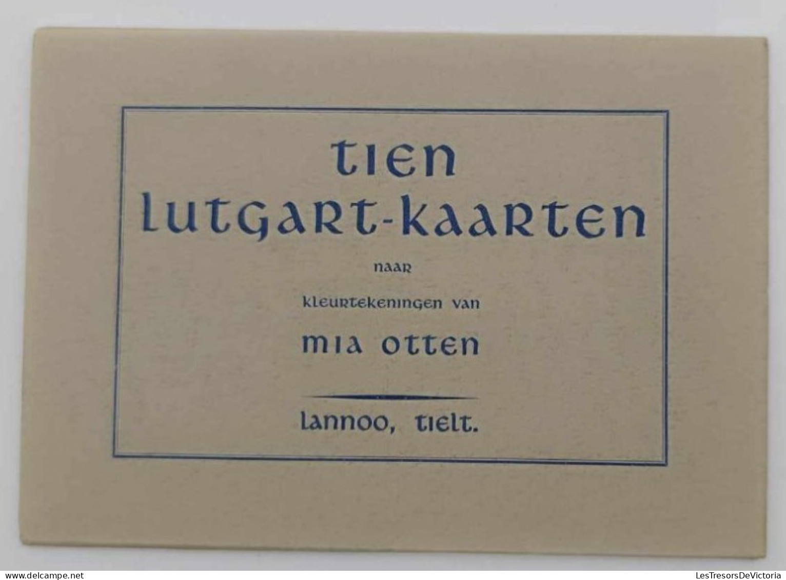 Carnets De Cartes Religieuses - Tien Lutgard Kaarten Naar Kleurtekenningen Van Mia Otten - Lannoo Tielt - Collections & Lots