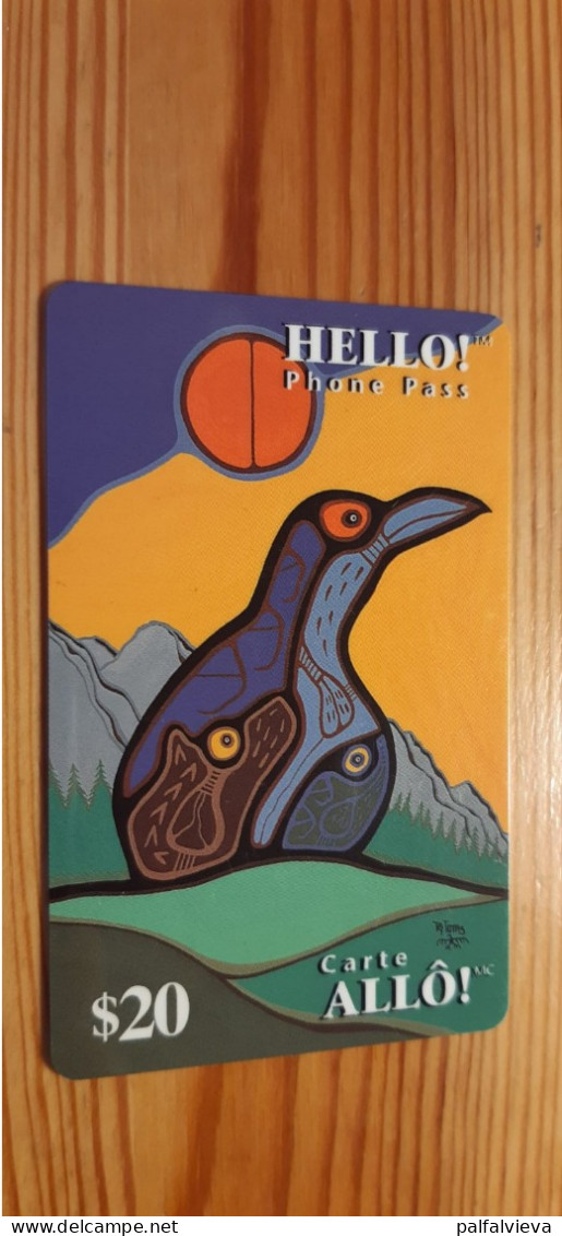 Prepaid Phonecard Canada, Hello - Painting, Bird - Kanada