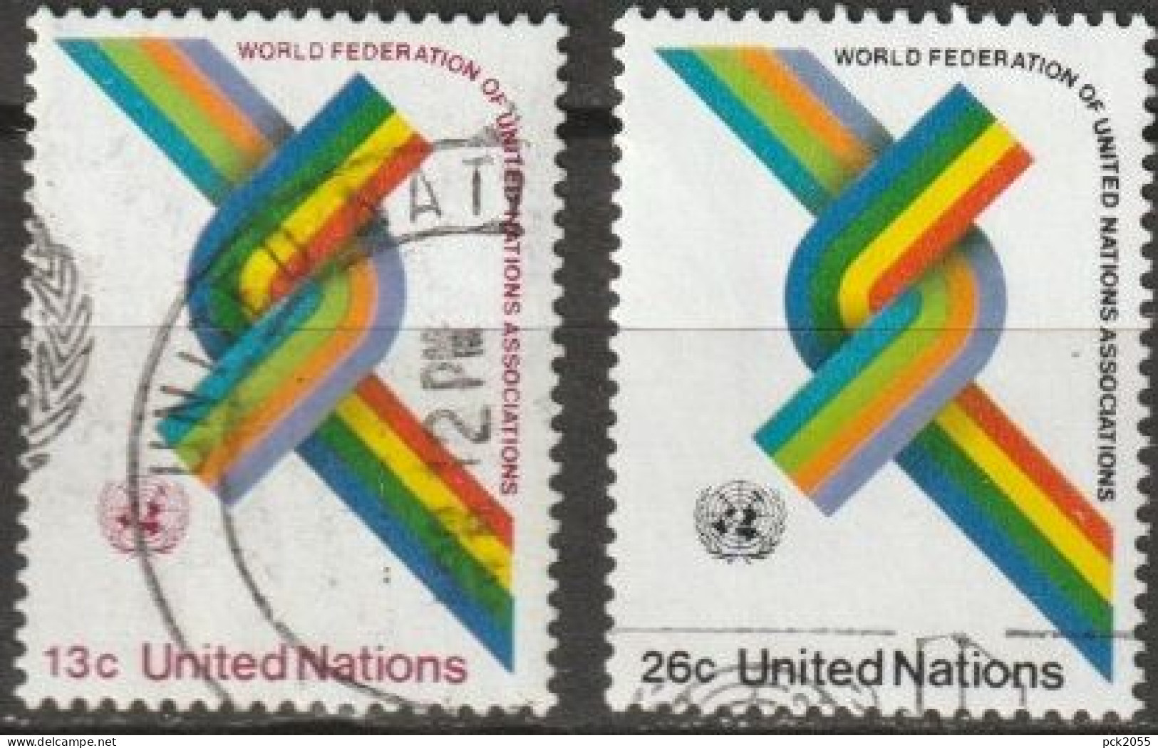 UNO New York 1976 MiNr.293 - 294 O Gestempelt 30 Jahre WFUNA ( 4793 )günstige Versandkosten - Oblitérés