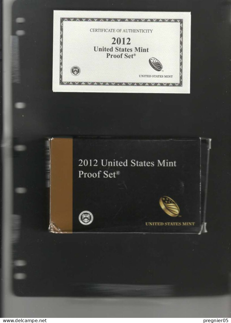 USA - 3 Coffrets Pièces Proof Set Série 2012 - Proof Sets