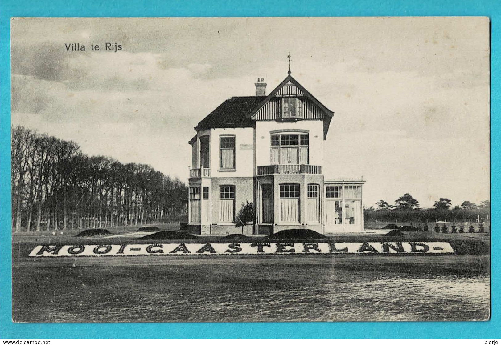 * Rijs - Stavoren (Friesland - Nederland) * (Uitg R. R. De Jong) Villa Te Rijs, Mooi Gaasterland, Old, Rare - Stavoren