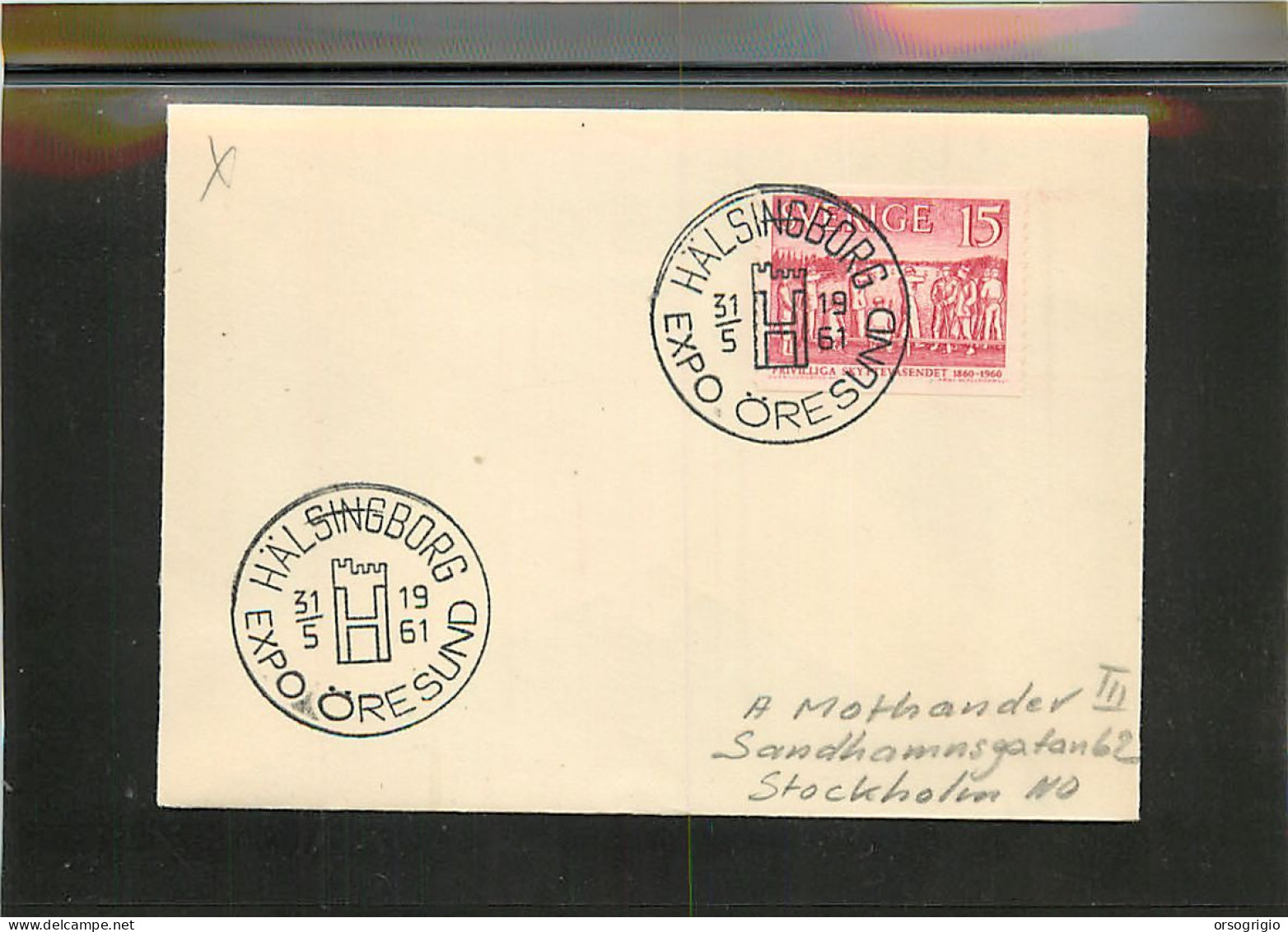 SVEZIA SVERIGE - HALSINGBORG - Lettres & Documents