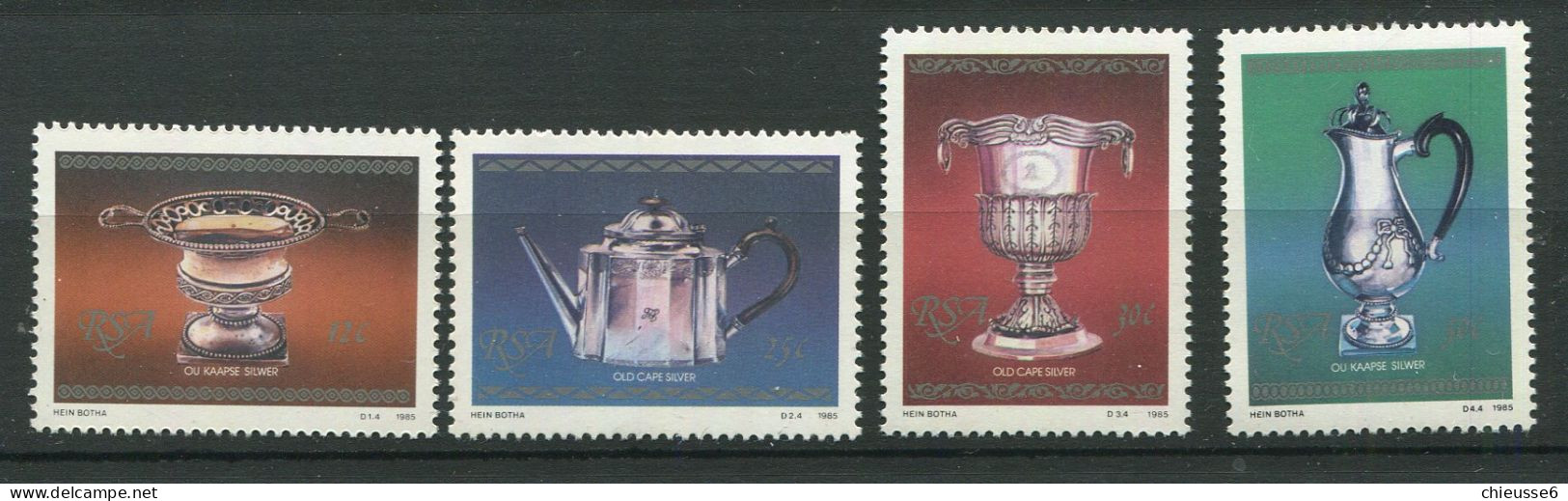 Afrique Du Sud ** N° 592 à 595 - Pièces D'argenterie Des 18e Et 19e Siècles - Unused Stamps