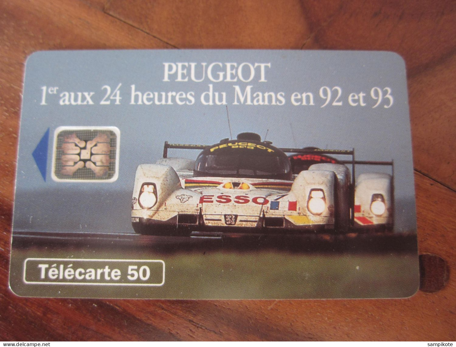 Télécarte Peugeot 24 Heures Du Mans - Cars
