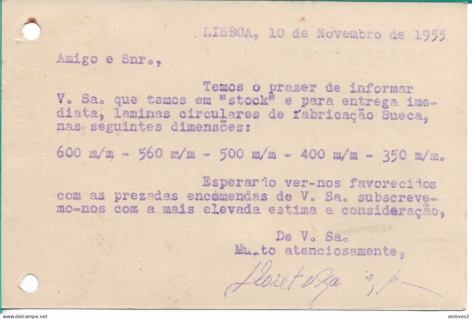 Portugal , 1955 Slogan Postmark VACINE-SE CONTRA  A VARÍOLA  , Smallpox Vaccine , LLORET & XAVIER, LDA Postcard - Poststempel (Marcophilie)