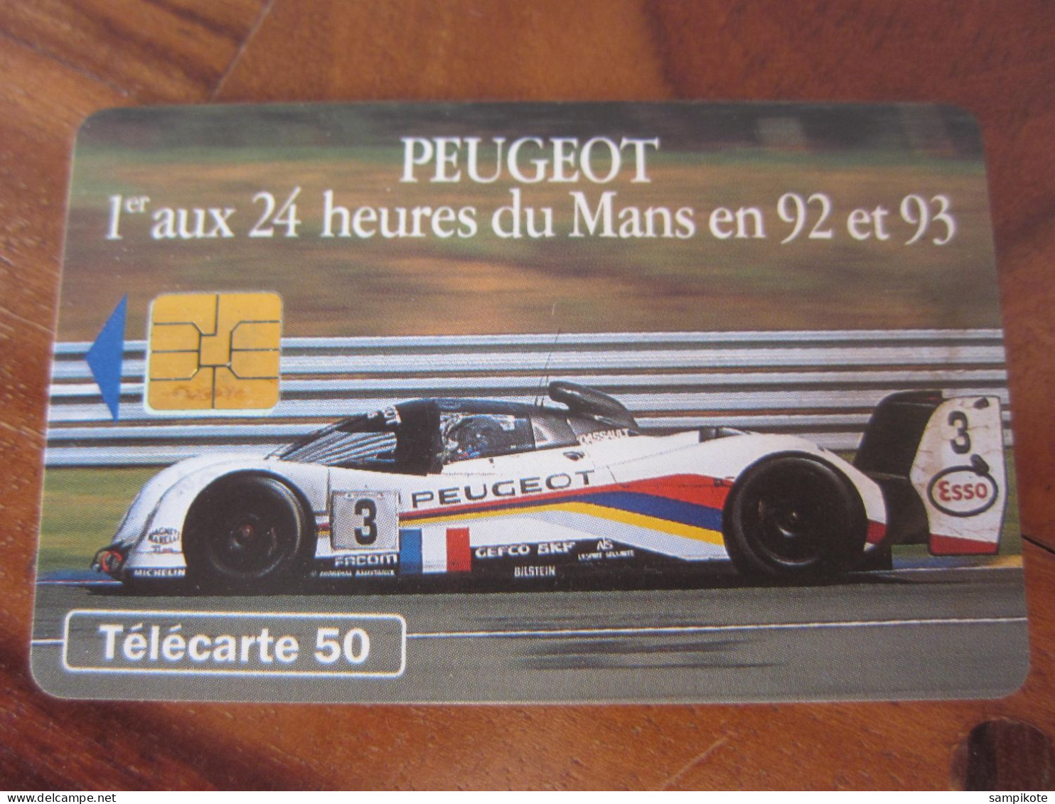 Télécarte Peugeot 24 Heures Du Mans - Coches