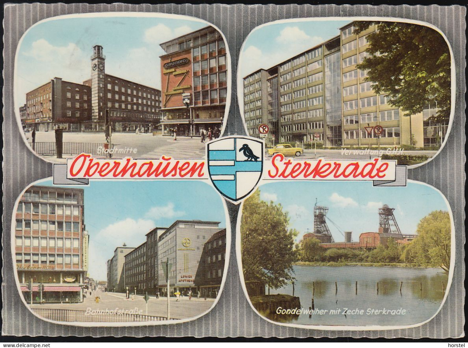 D-46045 Oberhausen Sterkrade - Alte Ansichten - Verwaltung GHH - Bahnhofstraße - Zeche Sterkrade - Nice Stamp - Oberhausen